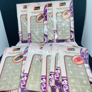5pc Random Nail Art Stencils